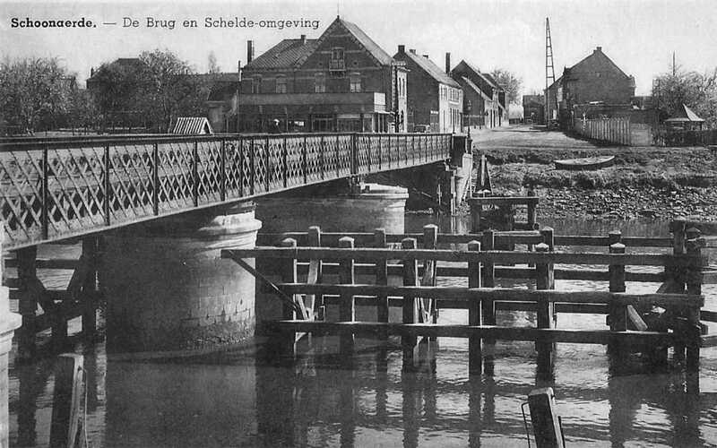 De brug over de Zeeschelde te Schoonaarde