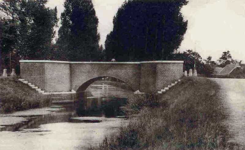 De Langelede te Wachtebeke met zicht op de brug