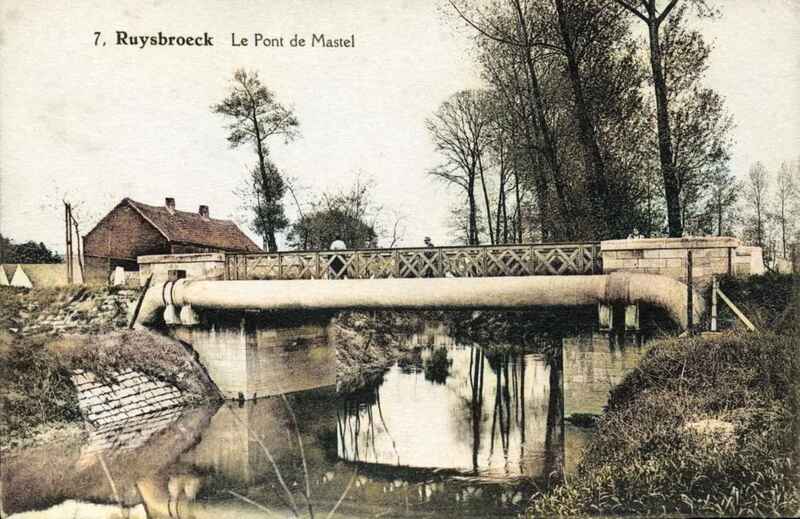 De Mastelbrug over de Zenne te Ruisbroek
