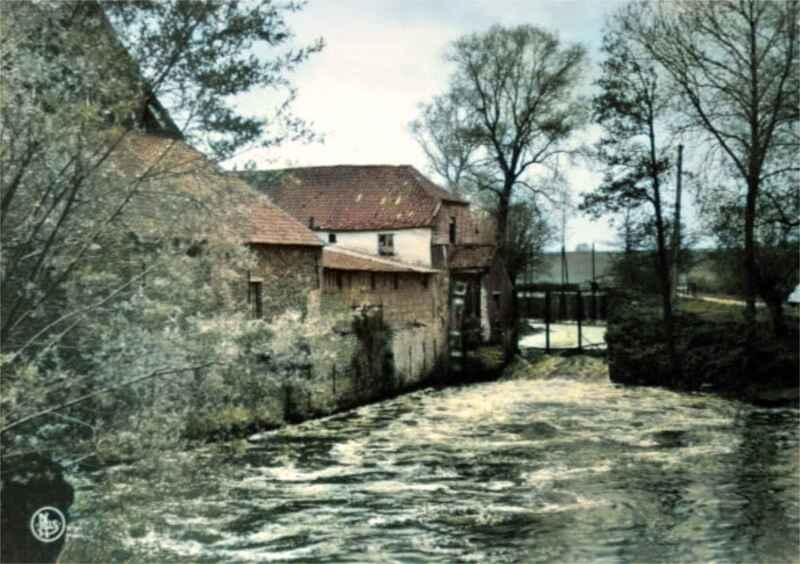 Le moulin d'Hou in Rognon bij Rebecq in 1930